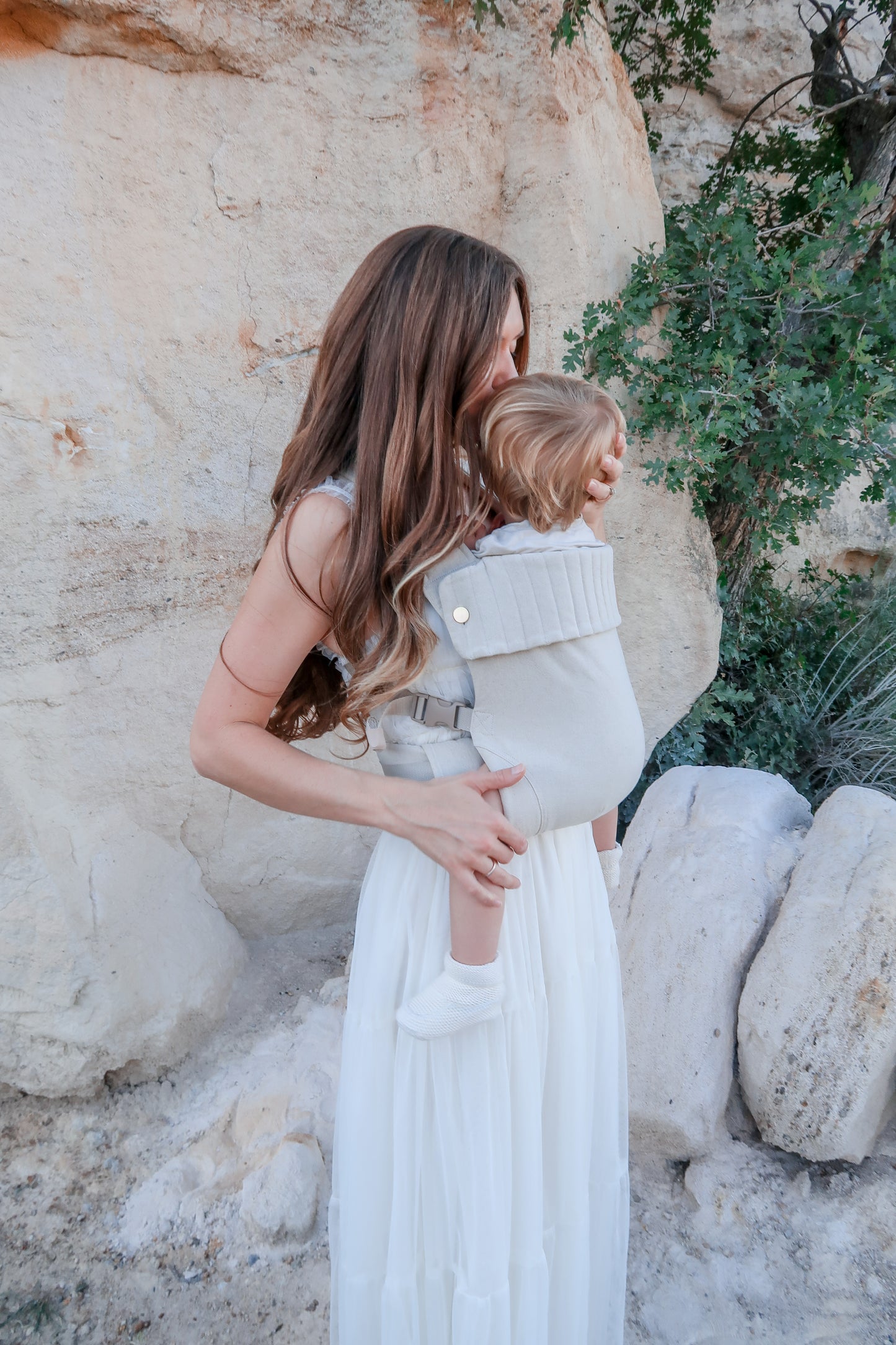 Natural Linen Angel Baby Carrier