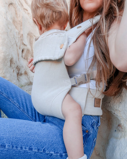 Natural Linen Angel Baby Carrier